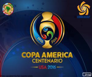 yapboz Copa América Centenario 2016 logosu